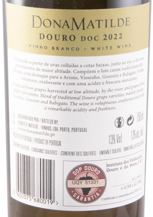 2022 Dona Matilde branco