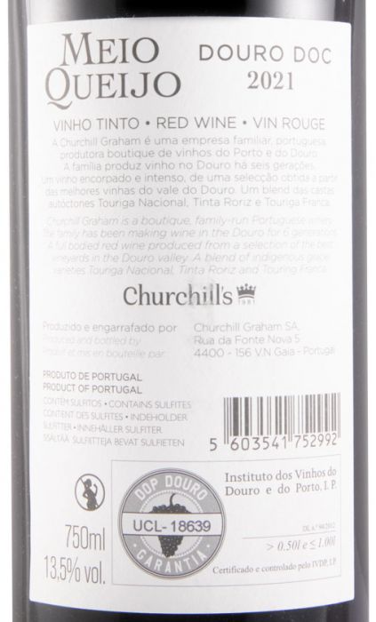 2021 Churchill's Meio Queijo tinto