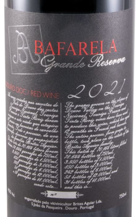 2021 Bafarela Grande Reserva red