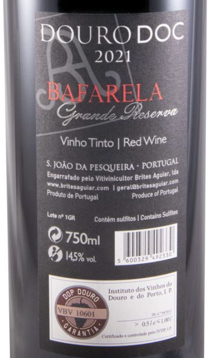 2021 Bafarela Grande Reserva red