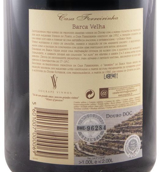 1999 Barca Velha tinto 1,5L