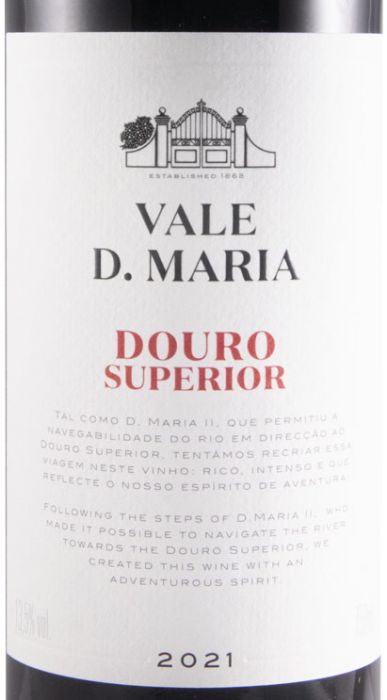 2021 Quinta Vale D. Maria Douro Superior red