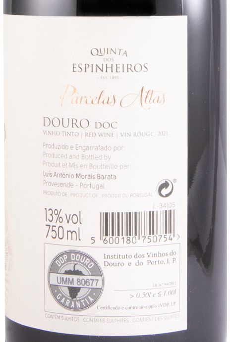 2021 Quinta dos Espinheiros Parcelas Altas tinto