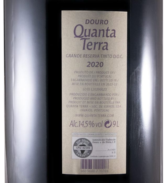 2020 Quanta Terra Grande Reserva tinto 9L