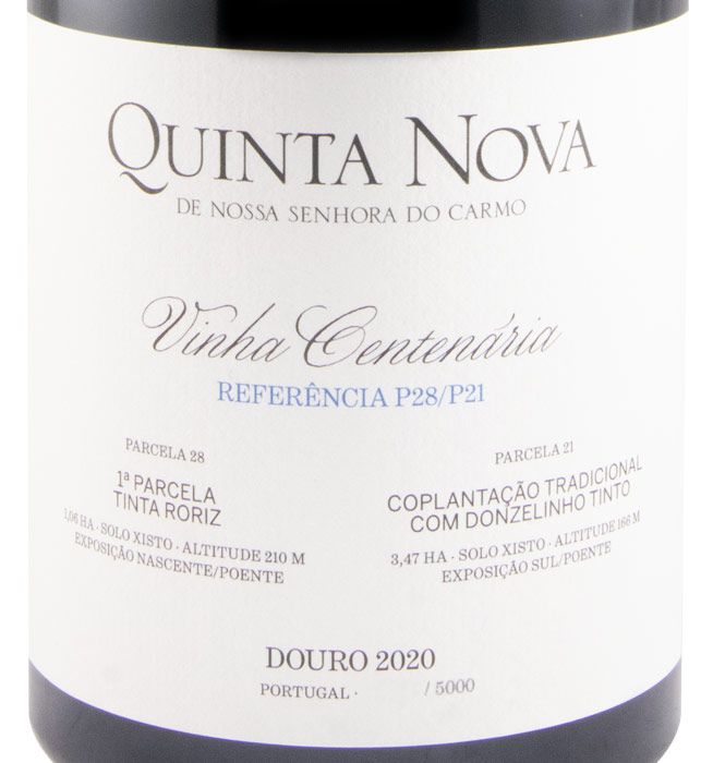 2020 Quinta Nova Vinha Centenária Referência P28/P21 tinto