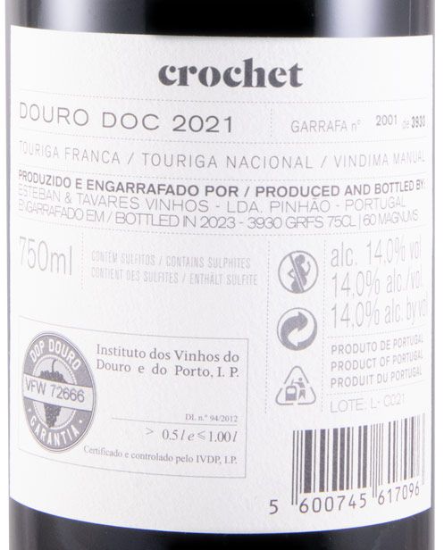 2021 Esteban & Tavares Crochet tinto