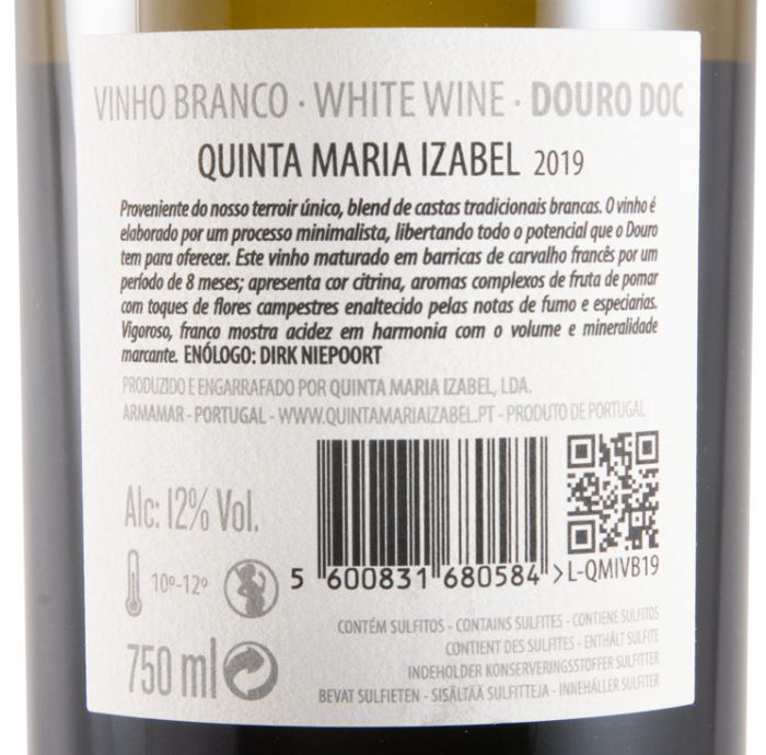 2019 Quinta Maria Izabel branco