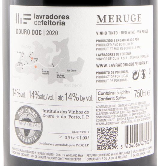 2020 Lavradores de Feitoria Meruge tinto