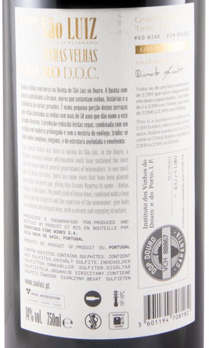 2019 Kopke Quinta de São Luiz Grande Reserva Vinhas Velhas tinto