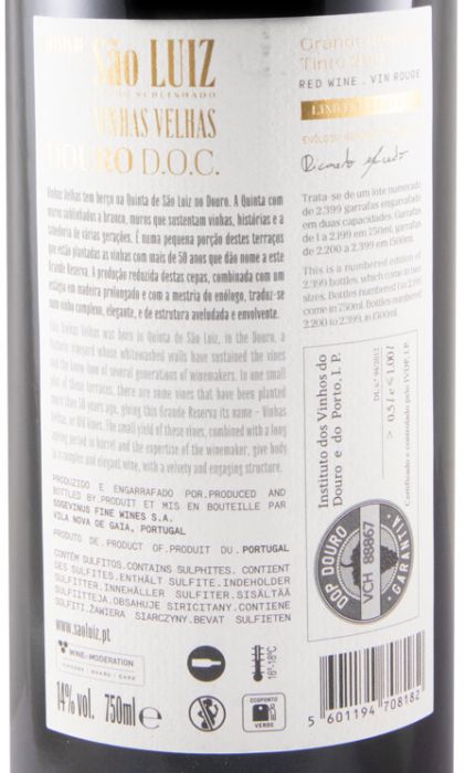 2019 Kopke Quinta de São Luiz Grande Reserva Vinhas Velhas red