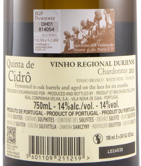 2023 Quinta de Cidrô Chardonnay branco