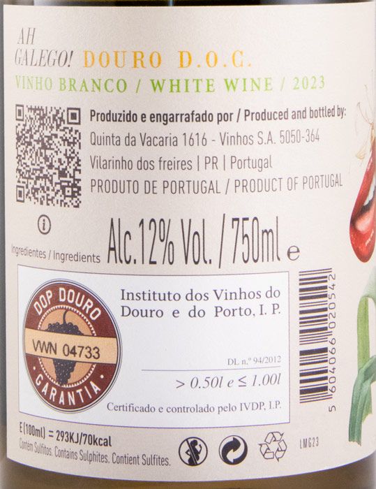 2023 Quinta da Vacaria Ah Galego! branco