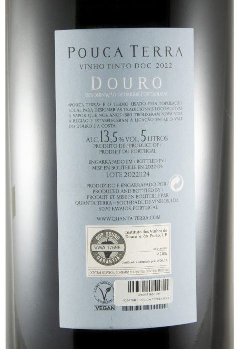 2022 Pouca Terra tinto 5L