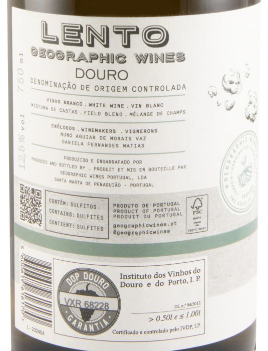 2023 Lento Vinhas Velhas branco