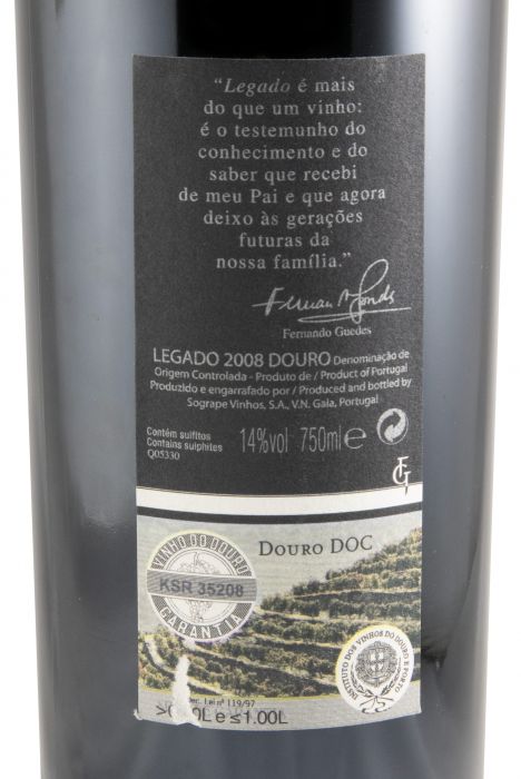 2008 Legado tinto