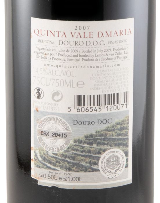 2007 Quinta Vale D. Maria tinto