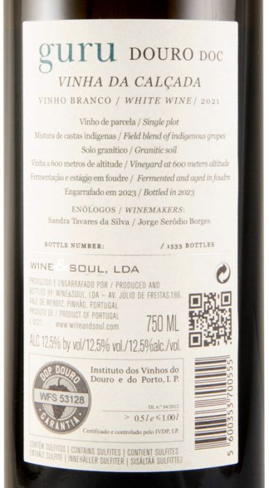 2021 Guru Vinha da Calçada white