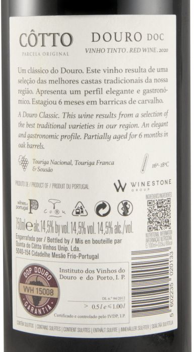 2020 Quinta do Côtto tinto