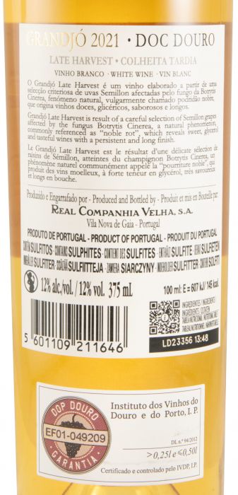 2021 Grandjó Colheita Tardia branco 37,5cl
