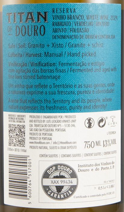 2024 Titan of Douro Reserva branco