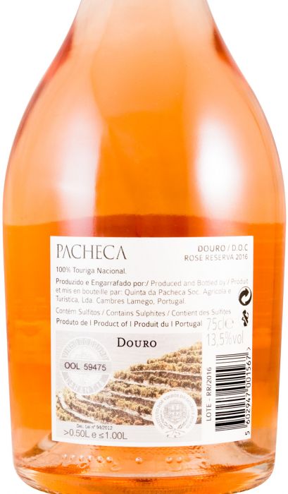 2016 Quinta da Pacheca Reserva rosé