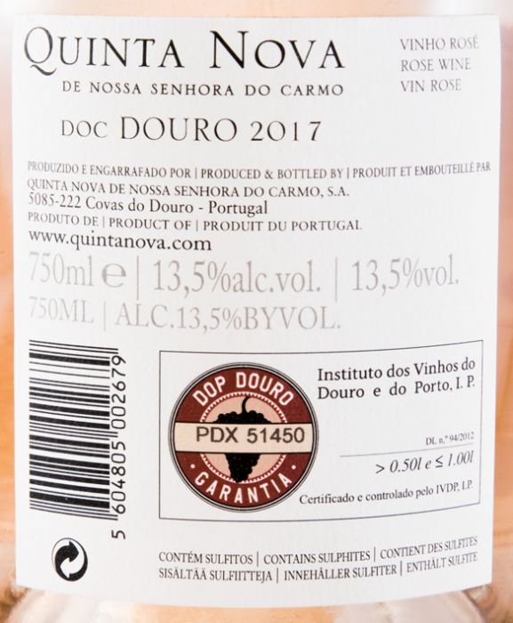 2017 Quinta Nova rosé