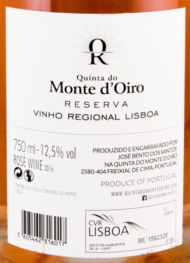 2016 Quinta do Monte d'Oiro Reserva rosé