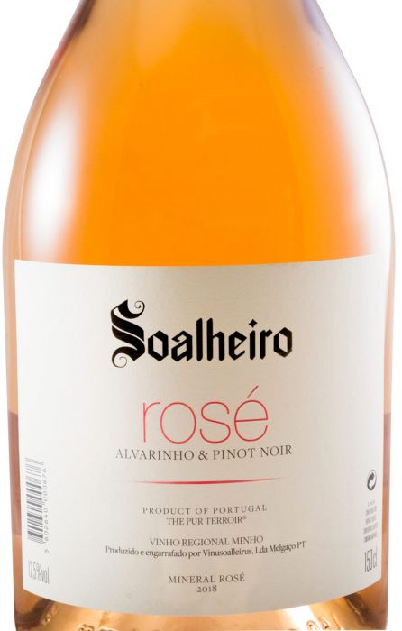 2018 Soalheiro Alvarinho e Pinot Noir rosé 1.5L