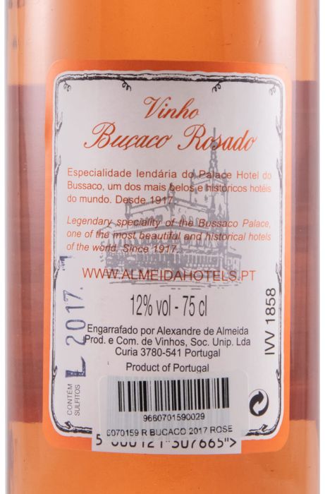 2017 Buçaco Reservado rosé