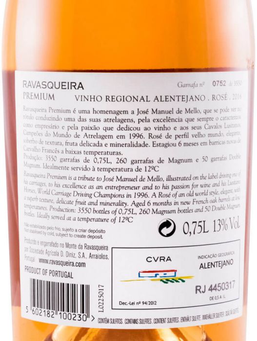 2016 Monte da Ravasqueira MR Premium rosé