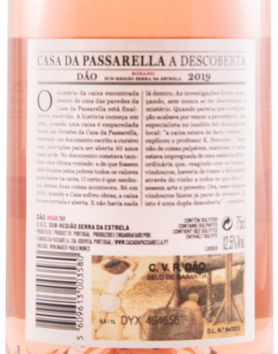 2019 Casa da Passarella A Descoberta rosé