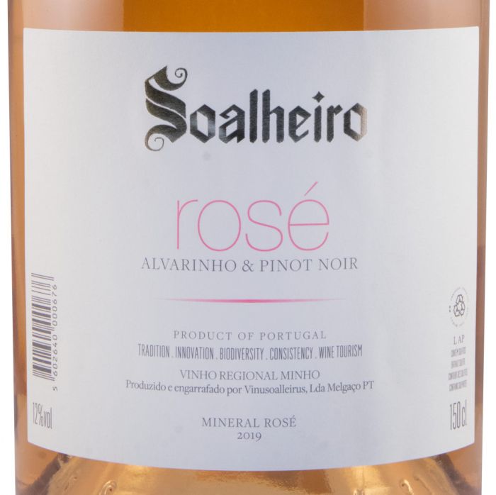 2019 Soalheiro Alvarinho rosé 1,5L
