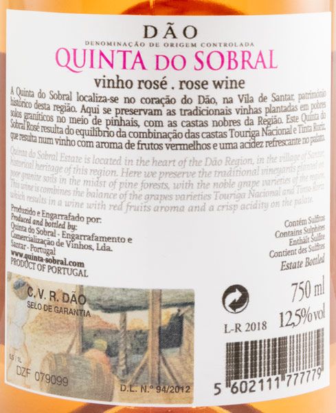 2018 Quinta do Sobral rosé