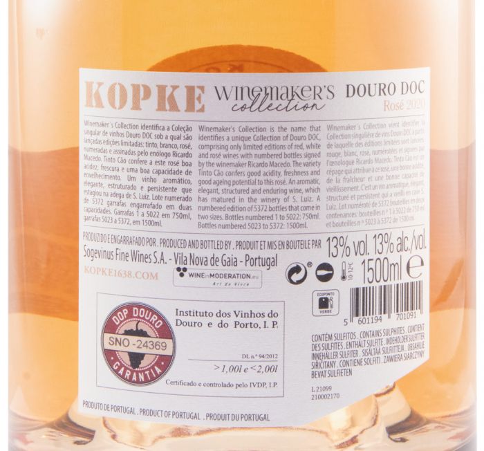 2020 Kopke Winemaker's Collection Tinto Cão rosé 1,5L