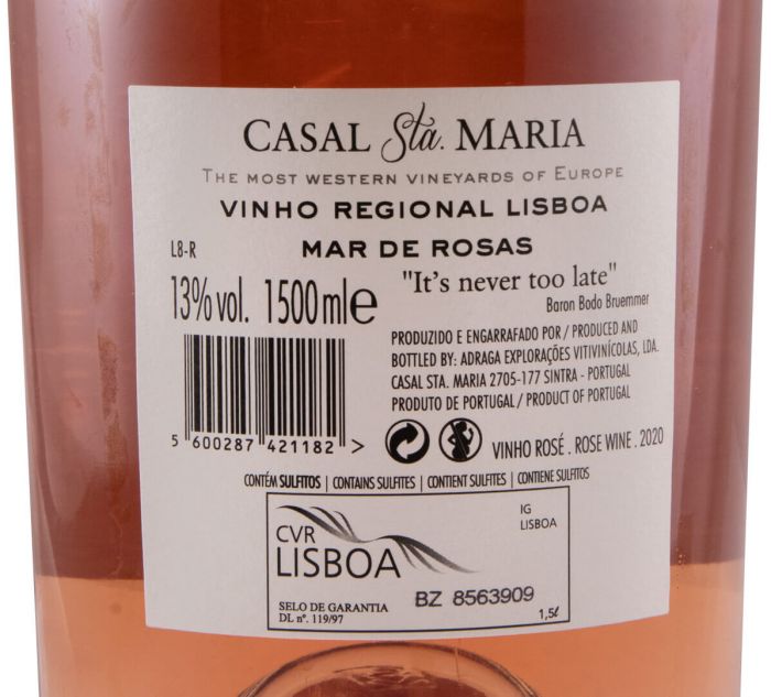 2020 Casal Sta. Maria Mar de Rosas rose 1,5L
