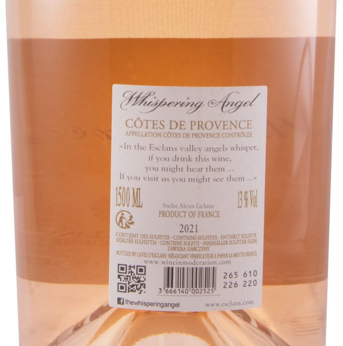 2021 Château d'Esclans Whispering Angel Côtes de Provence rosé 1.5L