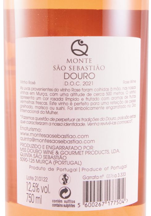 2021 Monte São Sebastião rosé