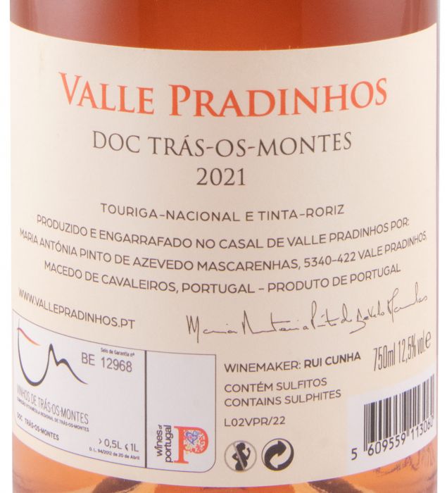 2021 Valle Pradinhos rosé