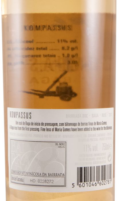 2017 Kompassus Tête de Cuvée Coleção Privada Baga rosé