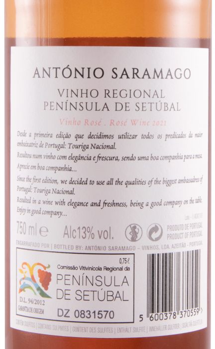 2021 António Saramago rosé