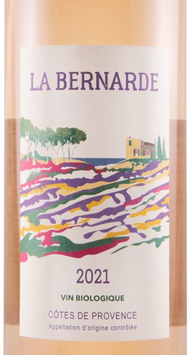 2021 Domaine La Bernarde Les Hauts du Luc Côtes de Provence organic rosé