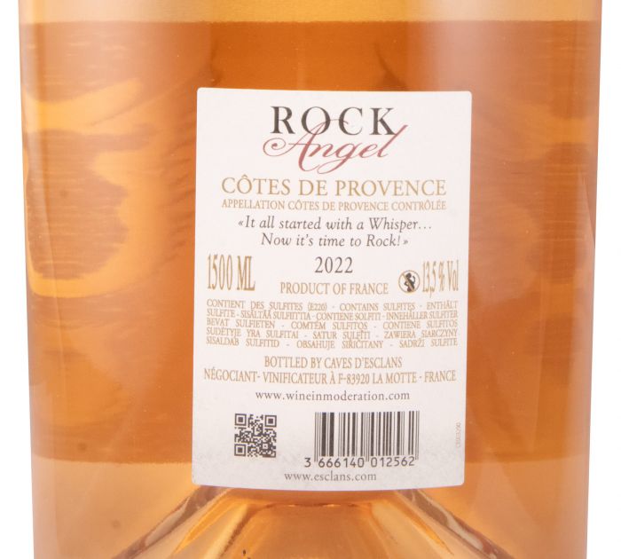2022 Château d'Esclans Rock Angel Côtes de Provence rosé 1.5L