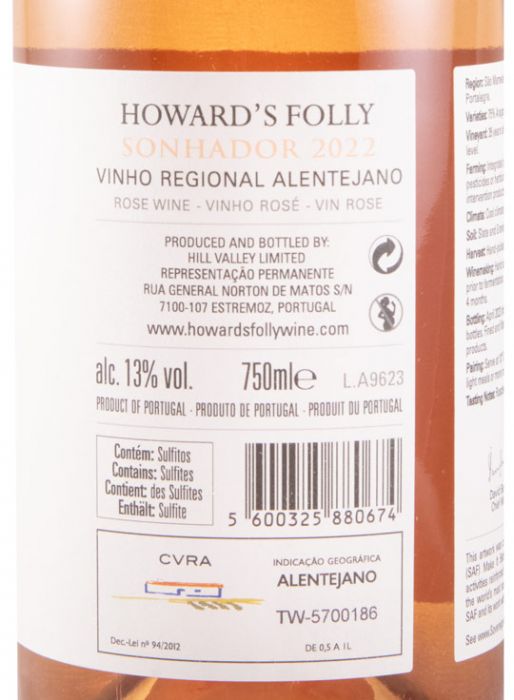 2022 Howard's Folly Sonhador rosé