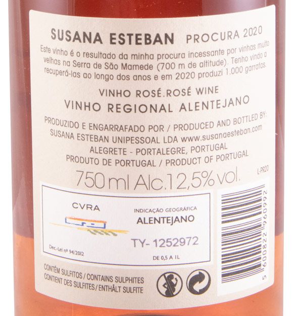 2020 Susana Esteban Procura rosé