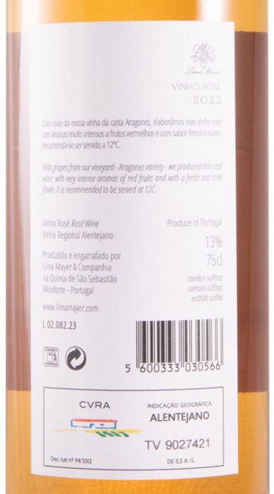 2022 Lima Mayer rosé