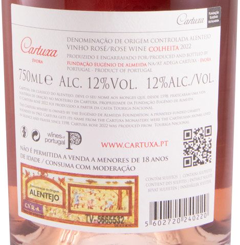 2022 Cartuxa rosé
