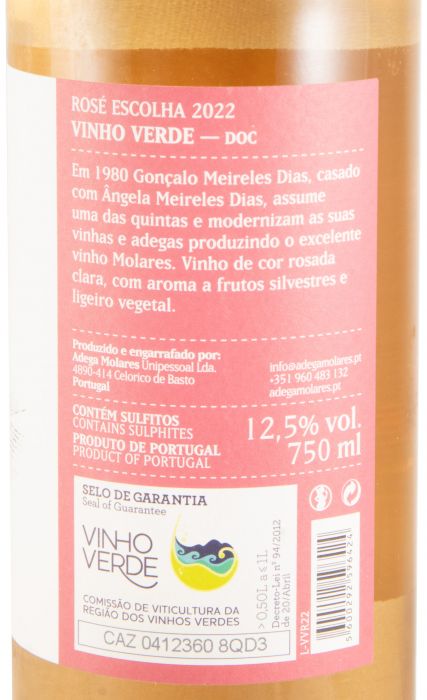 2022 Molares Escolha rosé