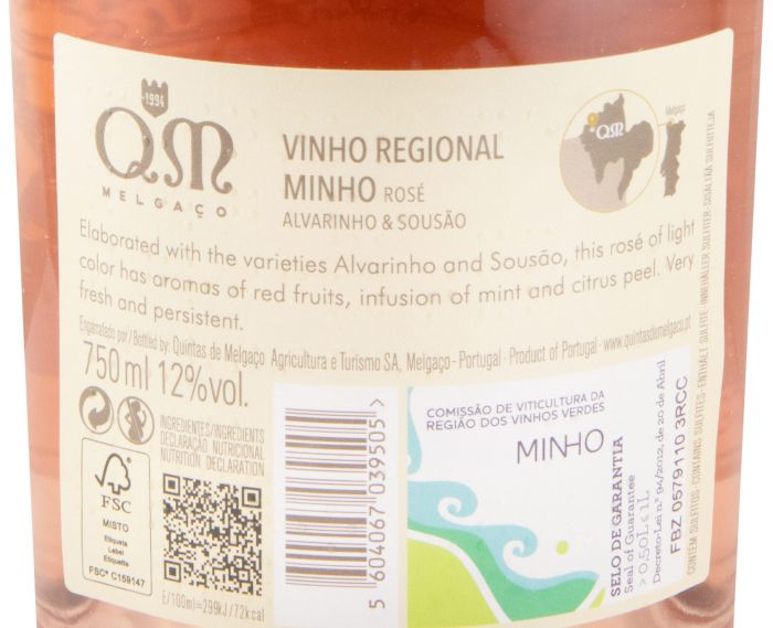 2024 Quintas de Melgaço QM rosé
