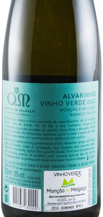 2018 QM Alvarinho (Vinho Verde) white