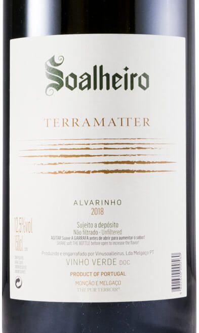 2018 Soalheiro Terramatter white 1.5L